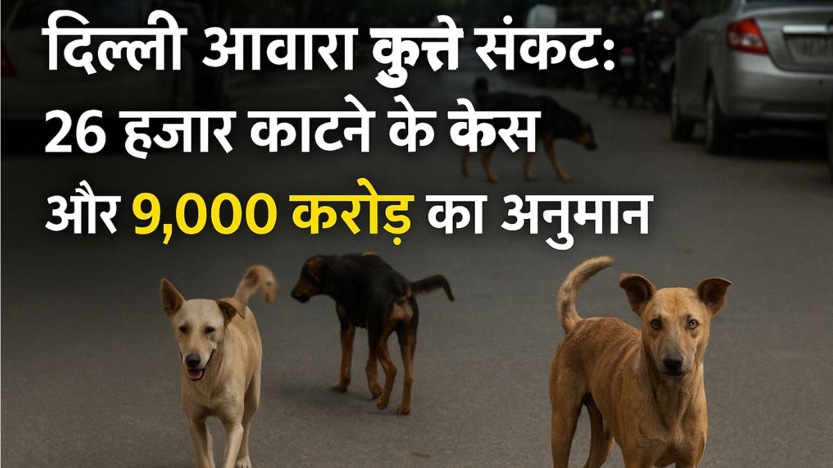 दिल्ली आवारा कुत्ते संकट
